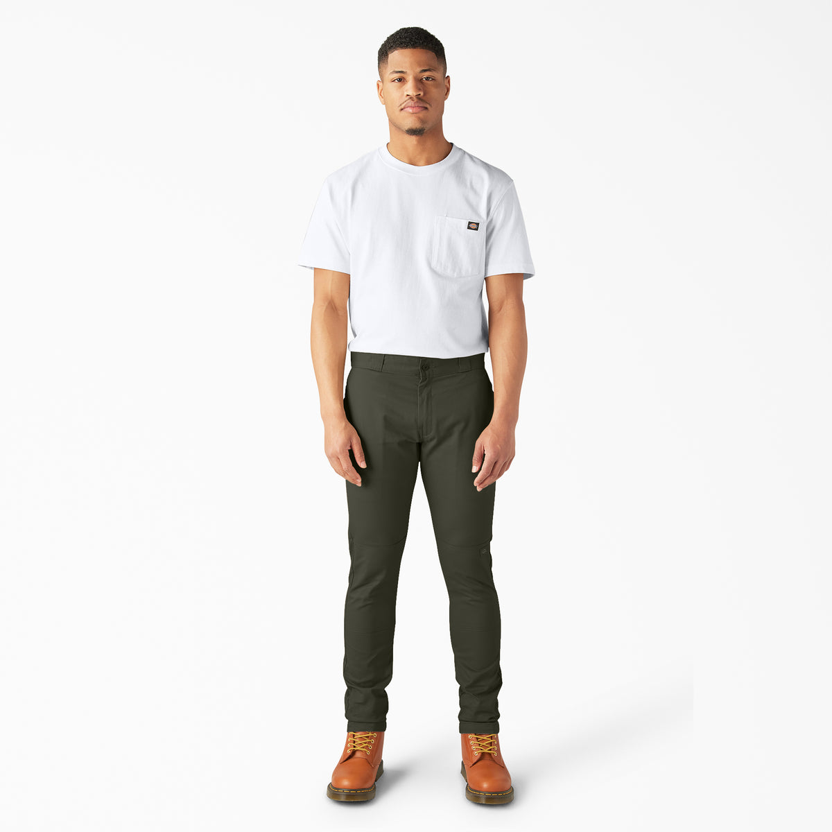FLEX Skinny Fit Double Knee Work Pants