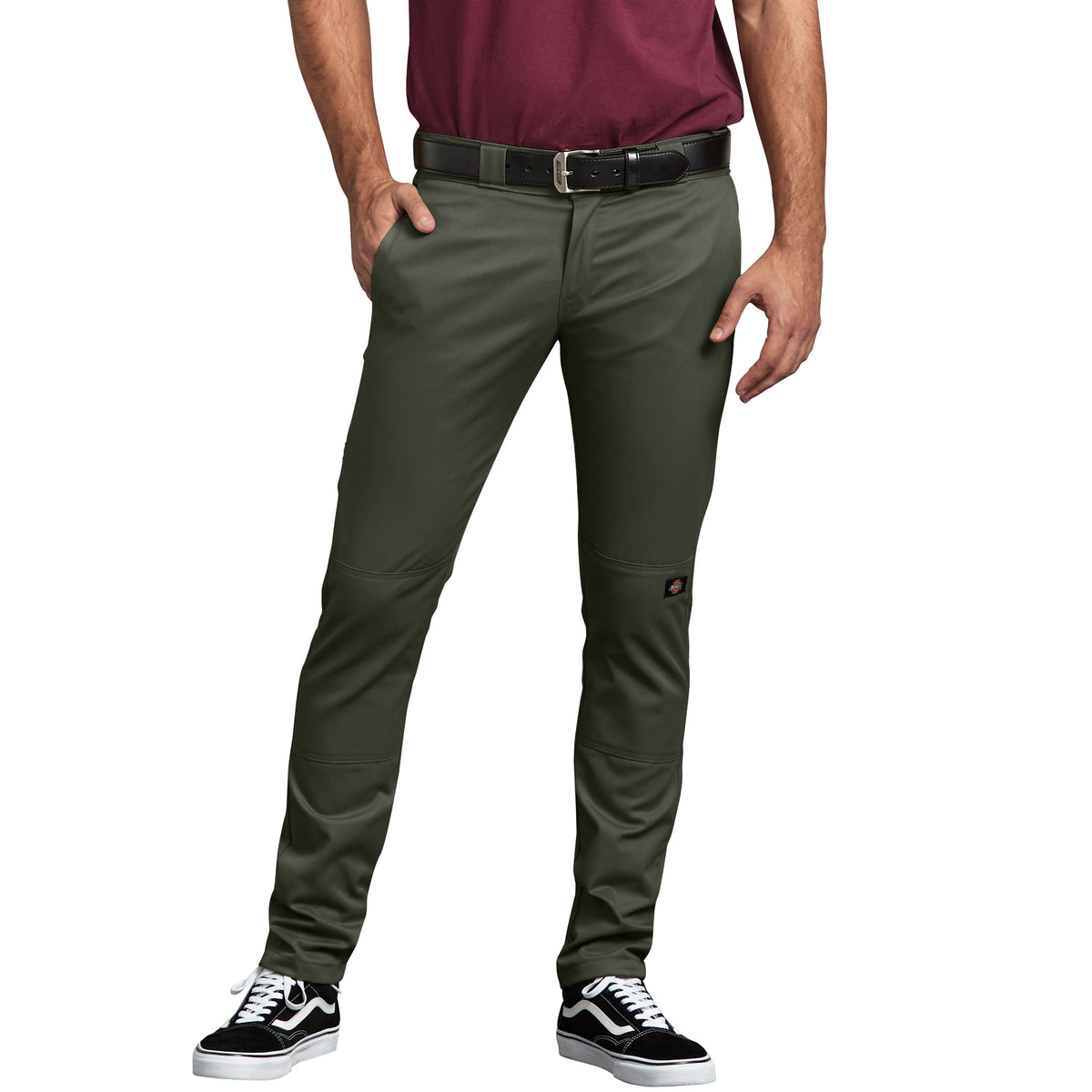 FLEX Skinny Fit Double Knee Work Pants